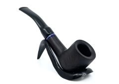 Dapper Bent Billiard Briar (Gül Kökü) 9 mm Filtreli El Yapımı Pipo - 3077