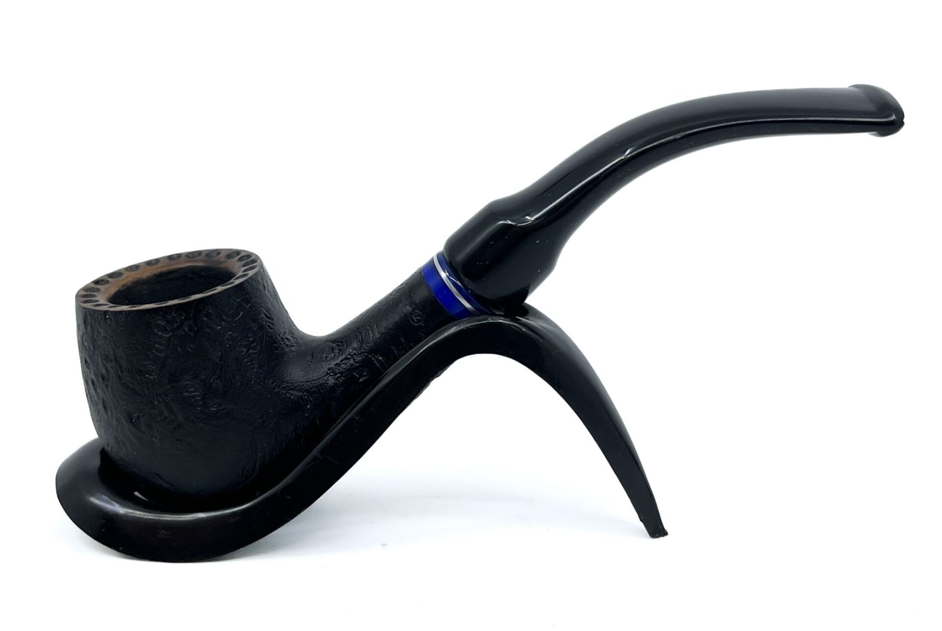 Dapper Bent Billiard Briar (Gül Kökü) 9 mm Filtreli El Yapımı Pipo - 3079