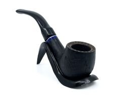 Dapper Bent Billiard Briar (Gül Kökü) 9 mm Filtreli El Yapımı Pipo - 3079