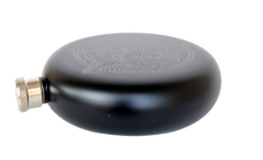 Kurt İşlemeli Cep Matarası 8 oz (237ml)