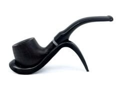 Dapper Bent Billiard Briar (Gül Kökü) 9 mm Filtreli El Yapımı Pipo - 3082