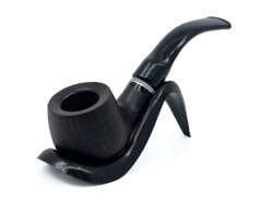 Dapper Bent Billiard Briar (Gül Kökü) 9 mm Filtreli El Yapımı Pipo - 3082