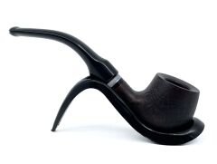 Dapper Bent Billiard Briar (Gül Kökü) 9 mm Filtreli El Yapımı Pipo - 3082