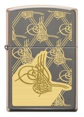 Zippo Rustic Bronze Osmanlı Tuğra Dizayn Çakmak