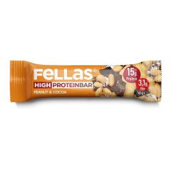 Fellas Yüksek Protein Bar - Yer Fıstıklı ve Kakaolu 45g (3 Adet)