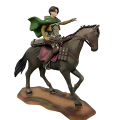 Attack On Titan Levi Ackerman Atlı Anime Figür Seti