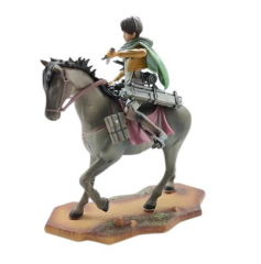 Attack On Titan Levi Ackerman Atlı Anime Figür Seti