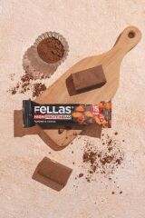 Fellas Yüksek Protein Bar - Bademli ve Kakaolu 45g (3 Adet)