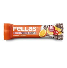 Fellas Yüksek Protein Bar - Portakallı ve Kakaolu 45g (3 Adet)