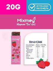 Mixmey Elma ve Çilekli Meyve Bar 20 g (5 ADET)