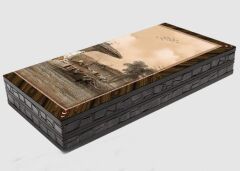 Yenigün Artwork Tavla Üsküdar Çeşmesi Baskılı Küçük Tavla