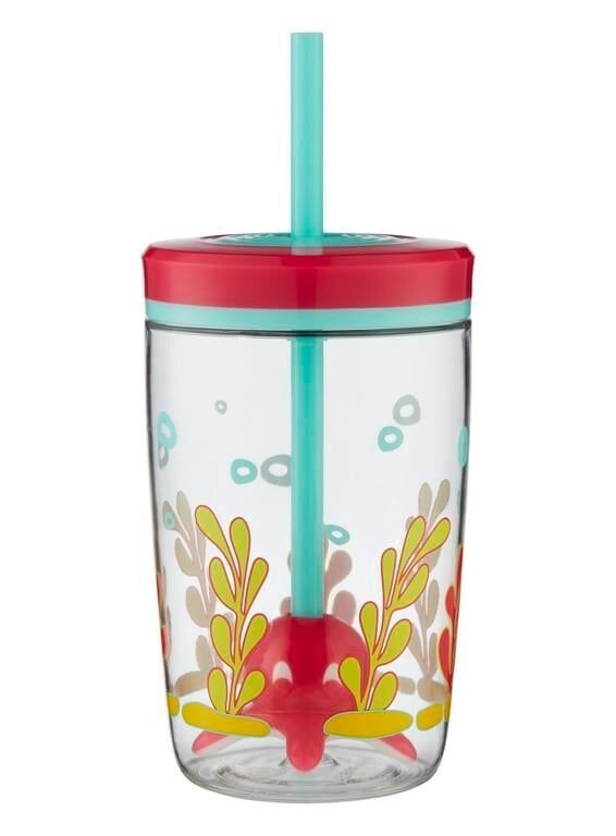 Contigo Yüzen Ahtapot Pipetli Tritan Bardak