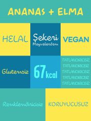 Mixmey Elma ve Ananas Meyve Bar 20 g (5 ADET)