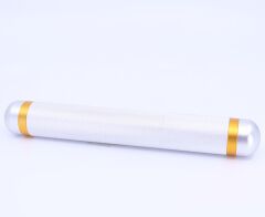 Parmida Alüminyum Puro Tüpü / Puro Taşıma Tüpü - Parlak Krom