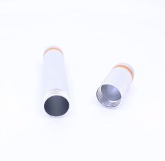 Parmida Alüminyum Puro Tüpü / Puro Taşıma Tüpü - Parlak Krom