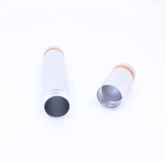 Parmida Alüminyum Puro Tüpü / Puro Taşıma Tüpü - Parlak Krom