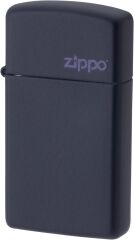 Zippo Slim Navy Matte  Logo Dizayn Çakmak