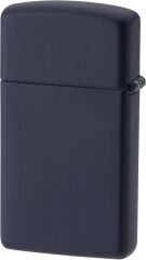 Zippo Slim Navy Matte  Logo Dizayn Çakmak