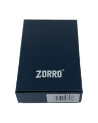 ZORRO 4 Pürmüz Alevli Puro Çakmağı – Dahili Puro Sehpası, Delici Punch ve Gömülü Puro İğneli (Siyah - Antrasit)