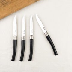 Opinel Chic 4'lü Et Bıçağı Seti - Abanoz Ağacı (Ebony)