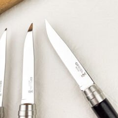 Opinel Chic 4'lü Et Bıçağı Seti - Abanoz Ağacı (Ebony)
