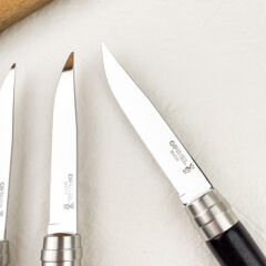 Opinel Chic 4'lü Et Bıçağı Seti - Abanoz Ağacı (Ebony)