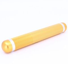 Parmida Alüminyum Puro Tüpü / Puro Taşıma Tüpü - Parlak Bronz