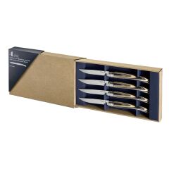 Opinel Chic 4'lü Et Bıçağı Seti - Lamine Huş Ağacı (Laminated Birch Wood)