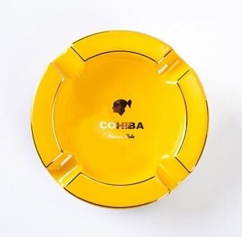 Cohiba Porselen 4'lü Puro Küllüğü - Yuvarlak Sarı