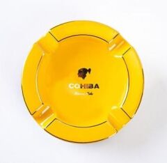 Cohiba Porselen 4'lü Puro Küllüğü - Yuvarlak Sarı