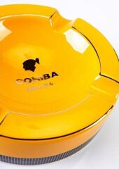 Cohiba Porselen 4'lü Puro Küllüğü - Yuvarlak Sarı