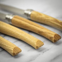 Opinel Chic 4'lü Et Bıçağı Seti - Dişbudak Ağacı (Ash Wood)