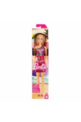 Sarışın Barbie Şık Pembe Barbie Elbiseli