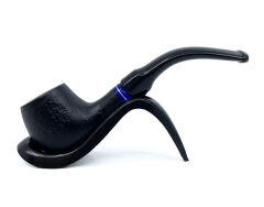 Dapper Bent Billiard Briar (Gül Kökü) 9 mm Filtreli El Yapımı Pipo - 3067