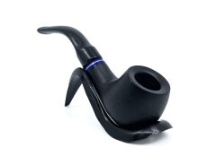 Dapper Bent Billiard Briar (Gül Kökü) 9 mm Filtreli El Yapımı Pipo - 3067