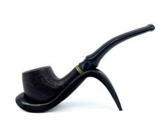 Dapper Bent Billiard Briar (Gül Kökü) 9 mm Filtreli El Yapımı Pipo - 3066