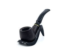 Dapper Bent Billiard Briar (Gül Kökü) 9 mm Filtreli El Yapımı Pipo - 3066