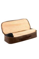 Eser Oval Okey Takımı, Doğal Ahşap Oval Okey Takımı (101 Okey Oyun Seti) Kaliteli Masif Ahşap - Kahverengi