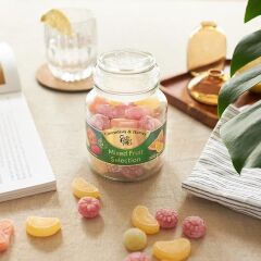 Cavendish & Harvey Mixed Fruit Hard Candy Drops/Karışık Meyveli Şeker Cam Kavanoz 300 g