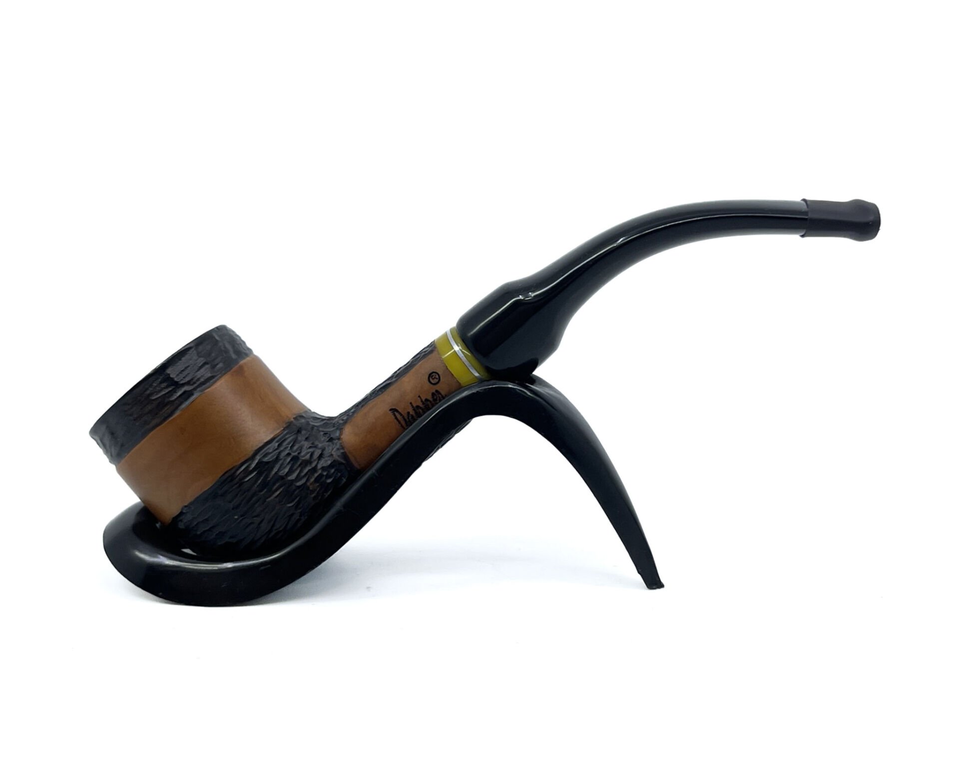 Dapper Bent Billiard Briar (Gül Kökü) 9 mm Filtreli El Yapımı Pipo - 3065