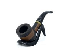 Dapper Bent Billiard Briar (Gül Kökü) 9 mm Filtreli El Yapımı Pipo - 3065