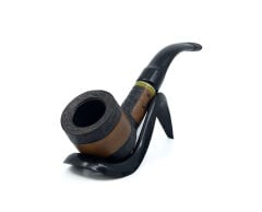 Dapper Bent Billiard Briar (Gül Kökü) 9 mm Filtreli El Yapımı Pipo - 3065