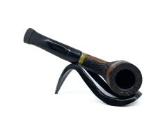 Dapper Bent Billiard Briar (Gül Kökü) 9 mm Filtreli El Yapımı Pipo - 3065