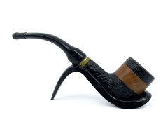 Dapper Bent Billiard Briar (Gül Kökü) 9 mm Filtreli El Yapımı Pipo - 3065