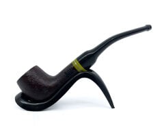 Dapper Bent Billiard Briar (Gül Kökü) 9 mm Filtreli El Yapımı Pipo - 3068