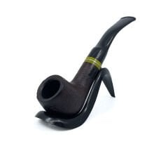 Dapper Bent Billiard Briar (Gül Kökü) 9 mm Filtreli El Yapımı Pipo - 3068