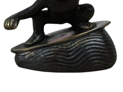 Pirinç Sörfçü Maymun Figür