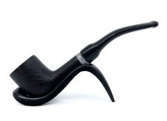 Dapper Bent Billiard Briar (Gül Kökü) 9 mm Filtreli El Yapımı Pipo - 3069