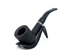 Dapper Bent Billiard Briar (Gül Kökü) 9 mm Filtreli El Yapımı Pipo - 3069