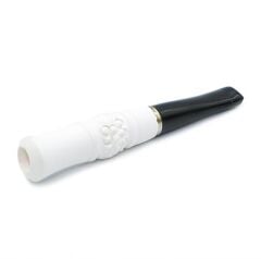 Doğal Lületaşı El Yapımı İşlemeli Ağızlık